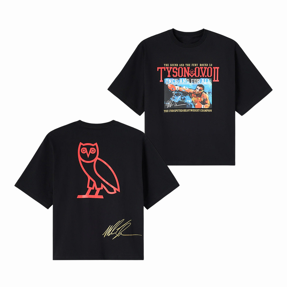 Tyson Champion Signature OVO T-Shirt Boxing Graphic Tee Unique Gift For Mike Tyson Lovers