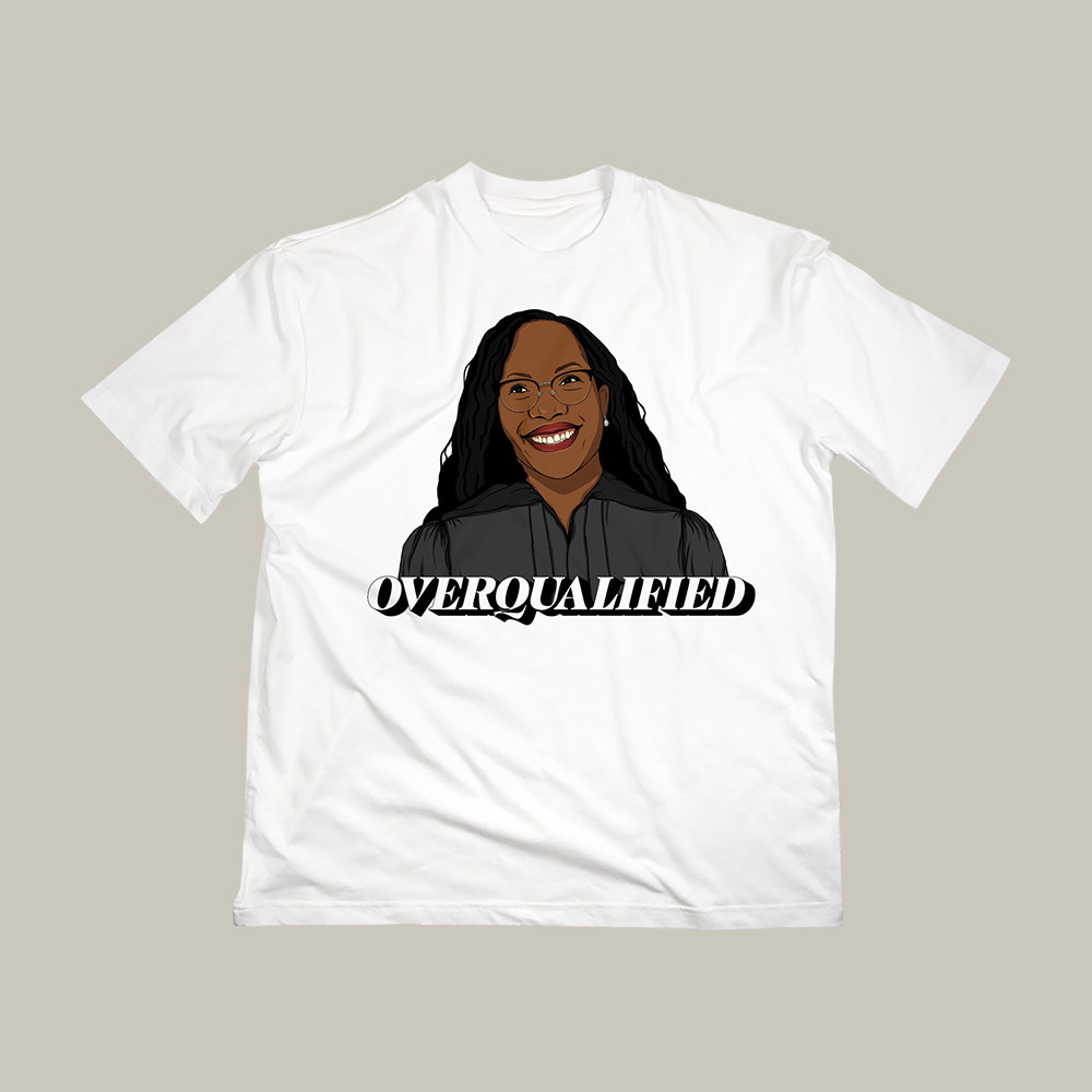 TYT Merch KBJ Overqualified T-Shirt Judge Ketanji Brown Jackson Shirt Present For Wife