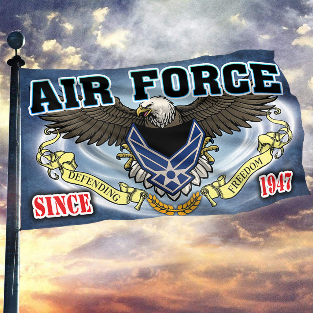 U.S Air Force Defending Freedom Flag Since 1947 Best Air Force Veteran Merchandise