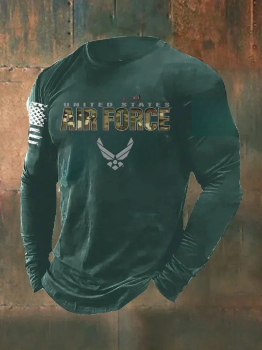 U.S Air Force Merch Long Sleeve Shirt United States Air Force Tribute Veteran Gift Merch
