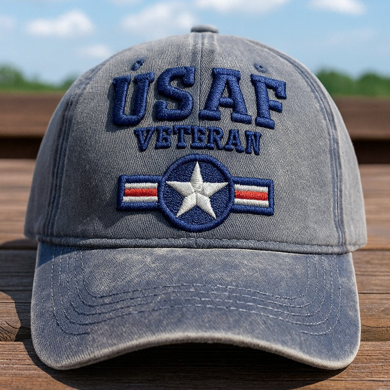 U.S Air Force Veteran Hat Unique Proud Air Force Merch Gifts For USAF Lovers
