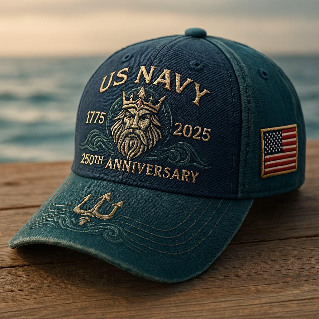 U.S Navy 250Th Anniversary Hat 1775 2025 Best Proud USN Merch Gifts For Proud Dad