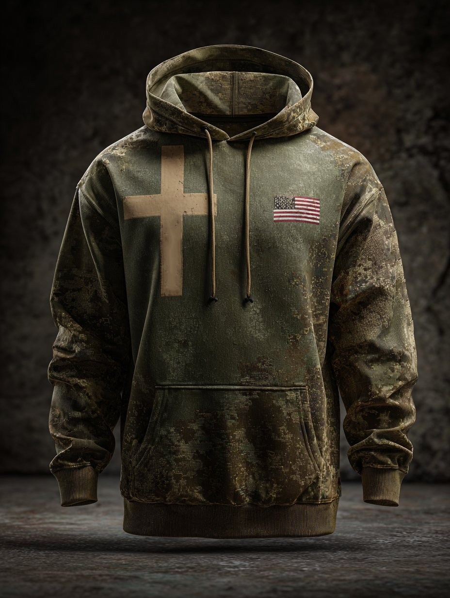U.S Veteran 250Th Anniversary Camo Hoodie Faith American Flag Thankful For Our Heroes Gift Idea