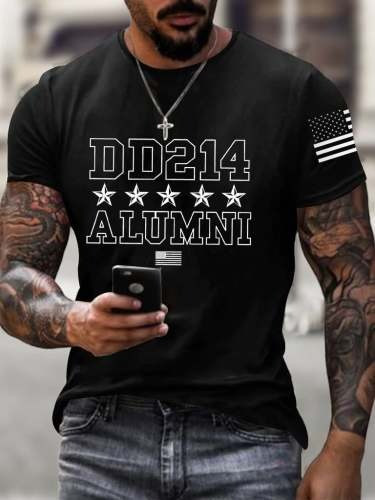 U.S Veteran DD-214 T-Shirt Alumni United States Best Patriotic Veteran Merch
