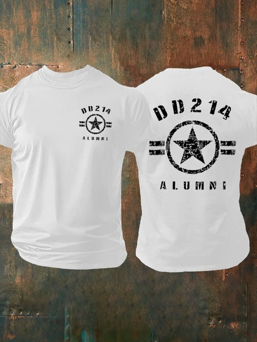 U.S Veteran DD 214 T-Shirt Alumni Veterans Day Gifts For Proud Veterans