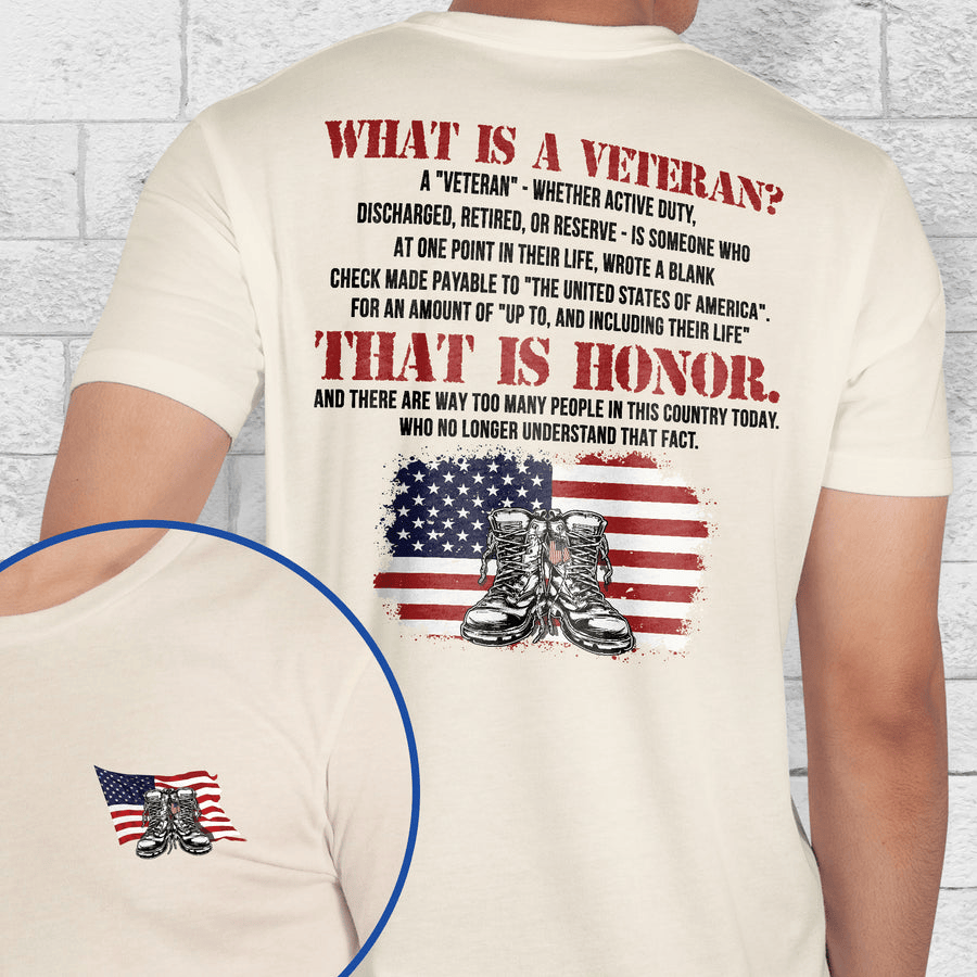 U.S Veteran Honor Shirt Patriotic American Veteran T-Shirt Gift for Veterans Day