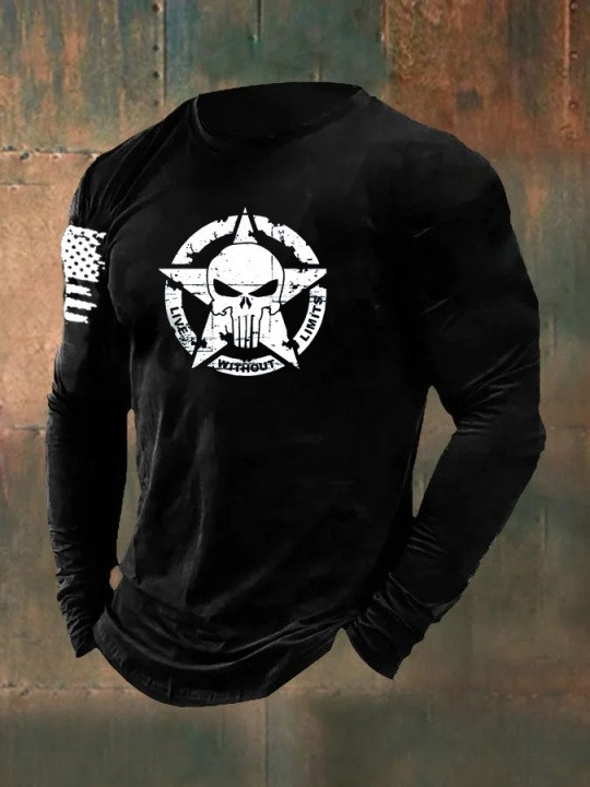 U.S Veteran Merch Long Sleeve Shirt Live Without Limits Veterans Day Gift Ideas