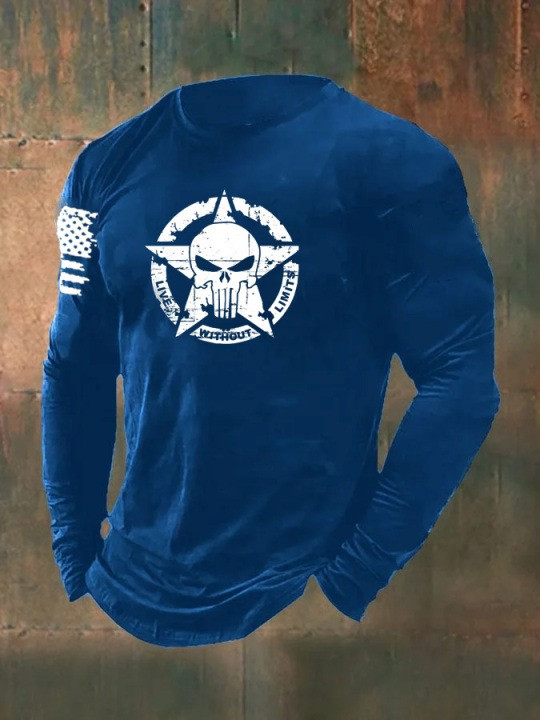 U.S Veteran Merch Long Sleeve Shirt Live Without Limits Veterans Day Gift Ideas