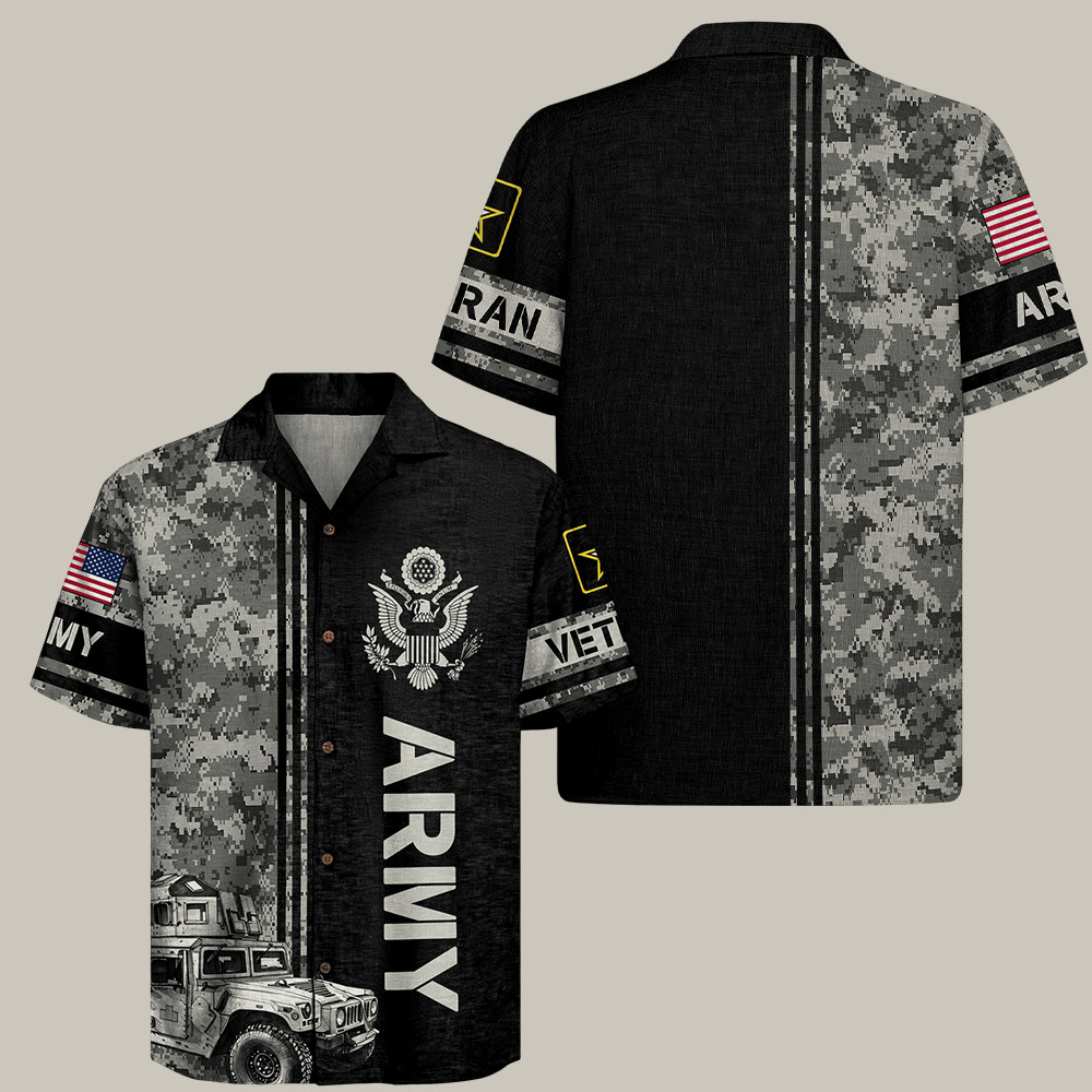 U.S. Army 250Th Anniversary Hawaiian Shirt Proud Army Veteran Gifts For Deployed Soldiers