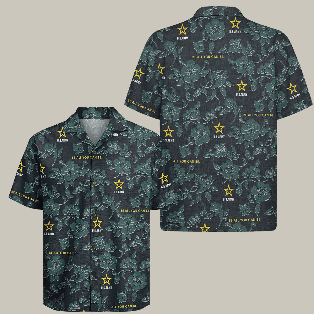 U.S. Army 250Th Anniversary Hawaiian Shirt Proud Army Veteran Shirt Gifts For Dad