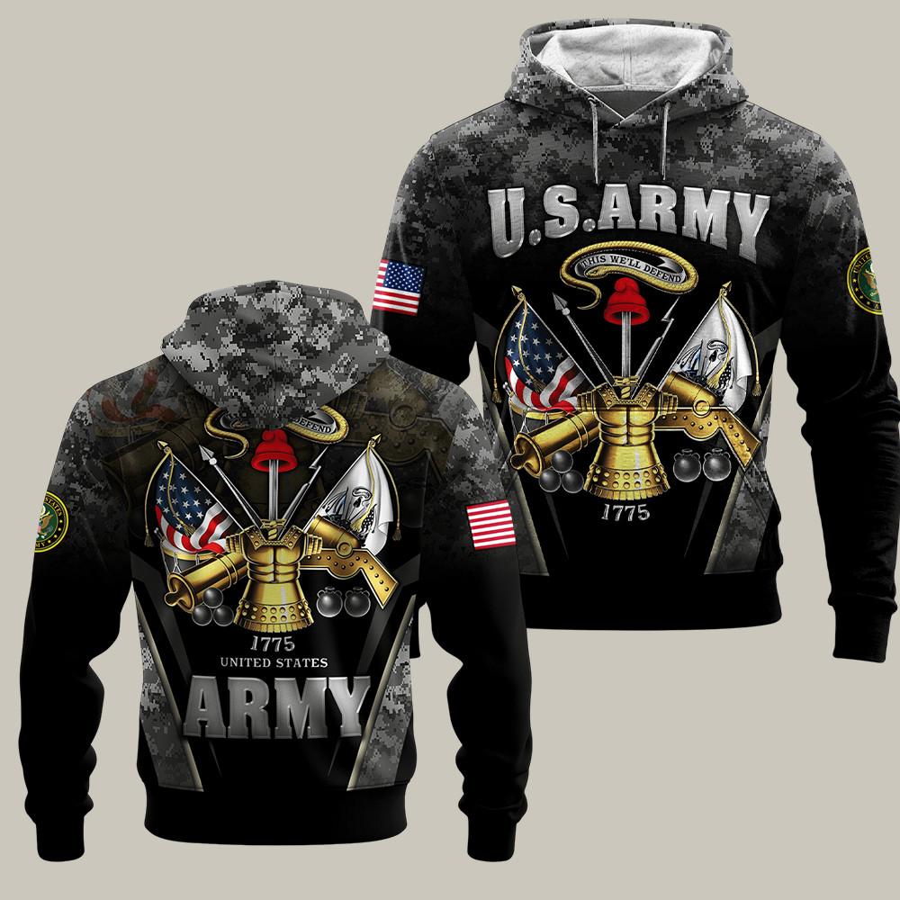 U.S. Army 250Th Anniversary Hoodie This We'll Defend Army Veteran Gift Ideas