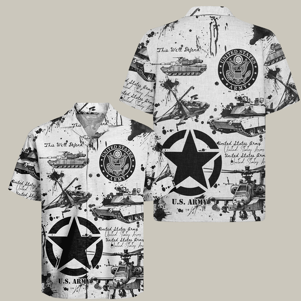 U.S. Army 250Th Year Of Service Hawaiian Shirt Military Appreciation Gifts For Him