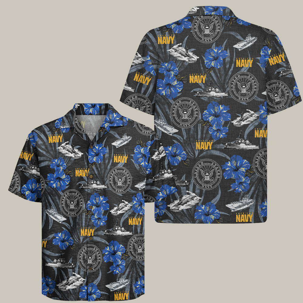 U.S. Navy 250Th Anniversary Hawaiian Shirt Military Clothing Gifts For Navy Sailors