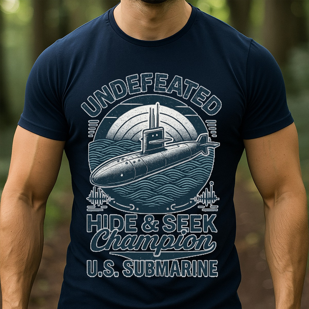 U.S. Submarine Veteran T-Shirt Undefeated Hide And Seek Navy Silent Service Shirt Gifts