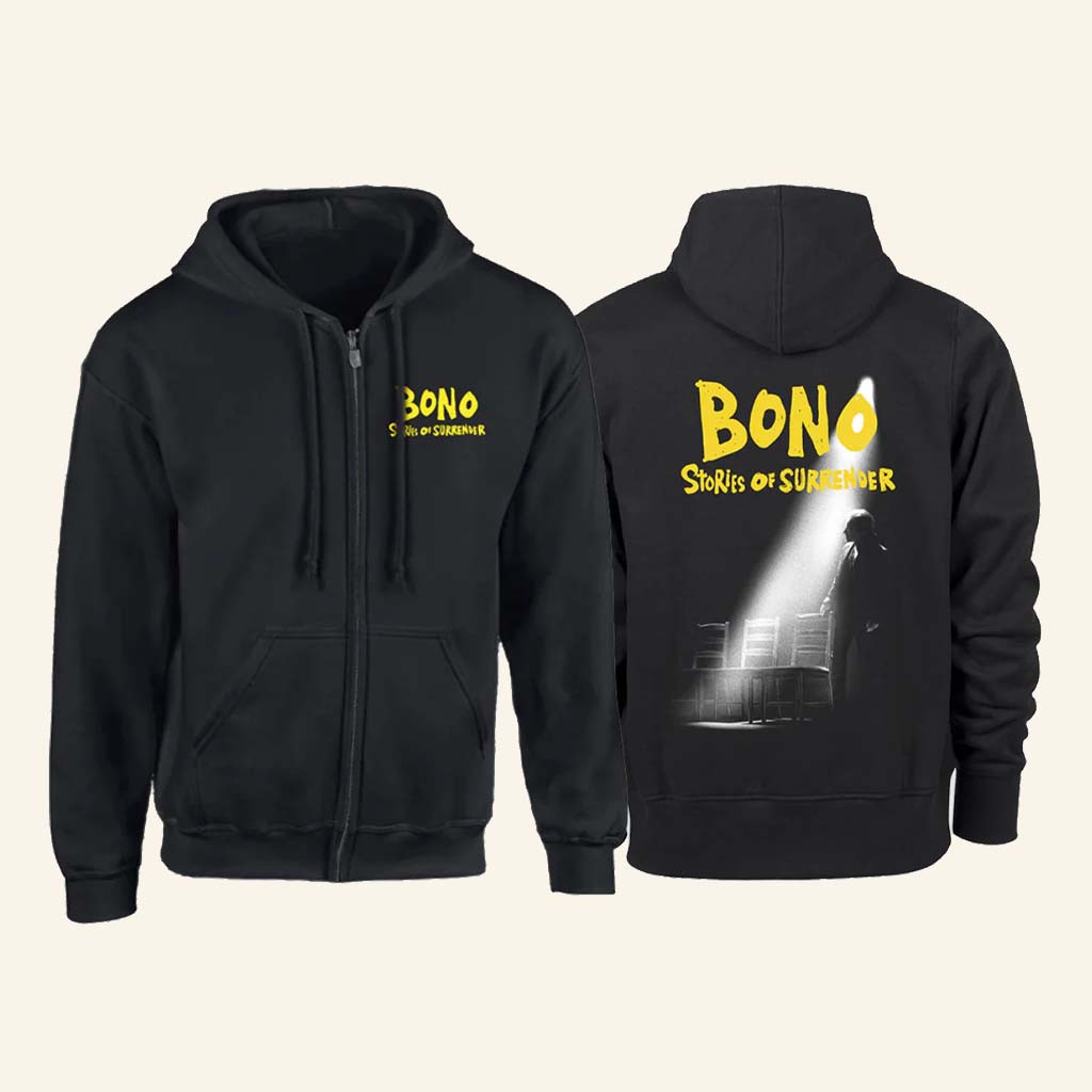 U2 Merch Bono Stories of Surrender Zip Hoodie Unique Gift For Brother U2 Merch Bono Stories of Surrender Zip Hoodie Unique Gift For Brother