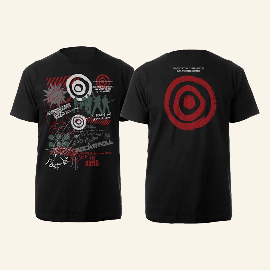 U2 Merch Love And Peace Black T-Shirt Best Gifts For Boyfriend U2 Merch Love And Peace Black T-Shirt Best Gifts For Boyfriend