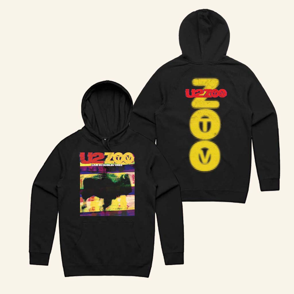 U2 Merch U2 Zoo Live In Dublin Buffalo Screen Black Hoodie Gift Ideas For Him U2 Merch U2 Zoo Live In Dublin Buffalo Screen Black Hoodie Gift Ideas For Him