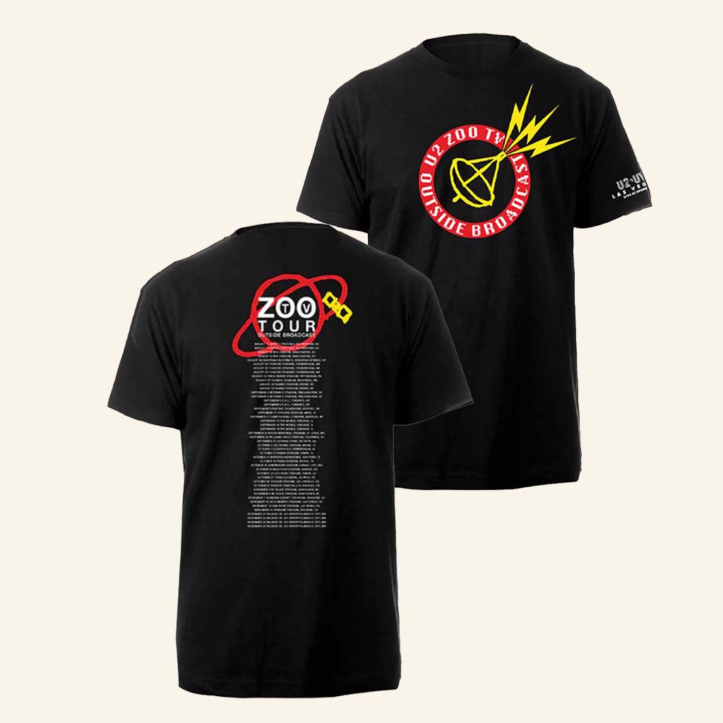 U2 Merch Zoo Station Outside Broadcast T-Shirt Gift Ideas For Brother U2 Merch Zoo Station Outside Broadcast T-Shirt Gift Ideas For Brother