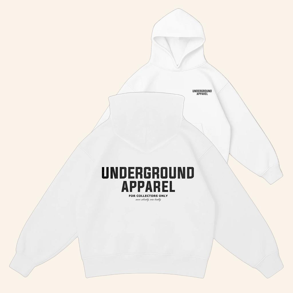 UA Worldwide Merch Underground Apparel Prime FCO Hoodies White Birthday Present For Him