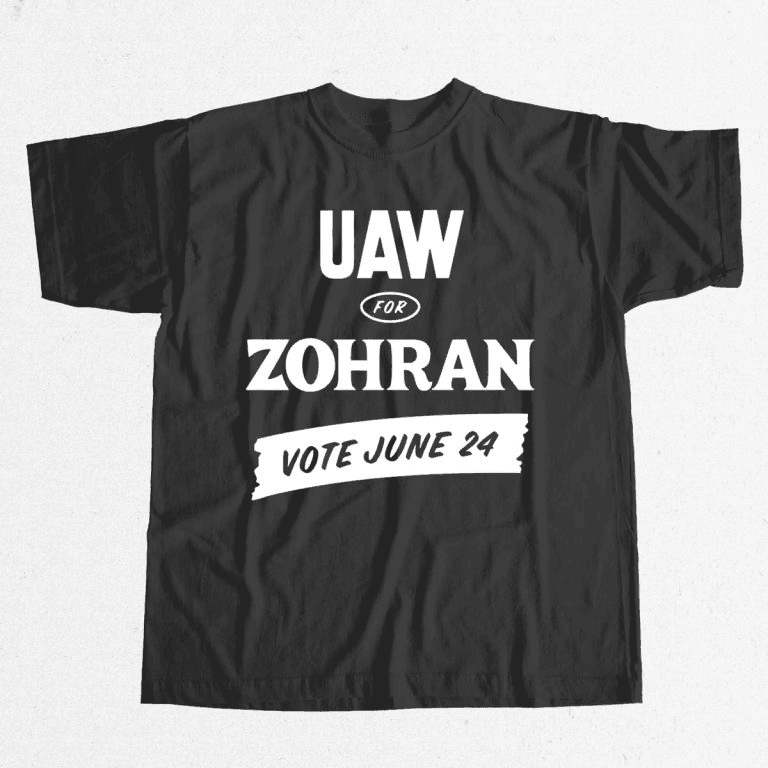 UAW For Zohran Mamdani Shirt Gifts For Father UAW For Zohran Mamdani Shirt Gifts For Father
