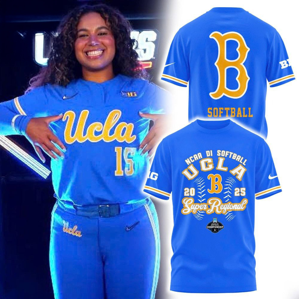UCLA 2025 NCAA Softball Women's College World Series T-Shirt Gifts For Softball Enthusiasts