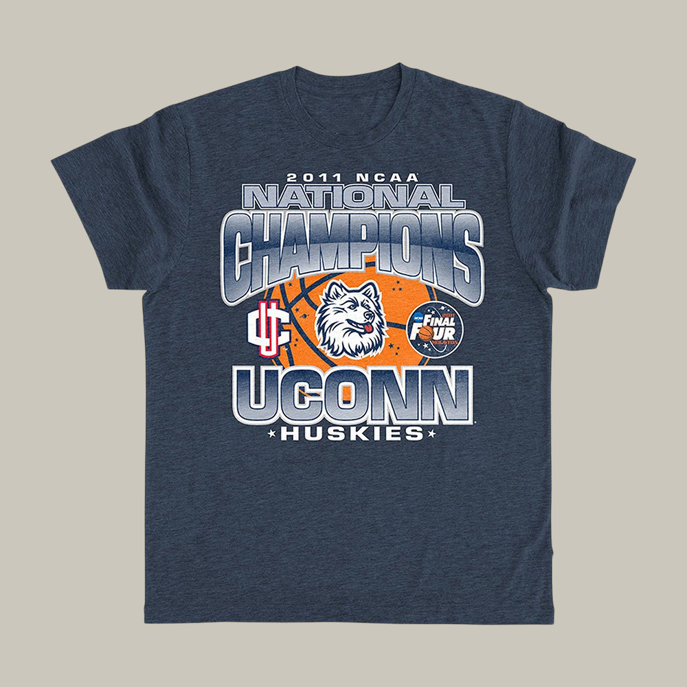 Uconn 11 National Champs Heritage T-Shirt Game Day March Madness Clothes Father's Day Gifts