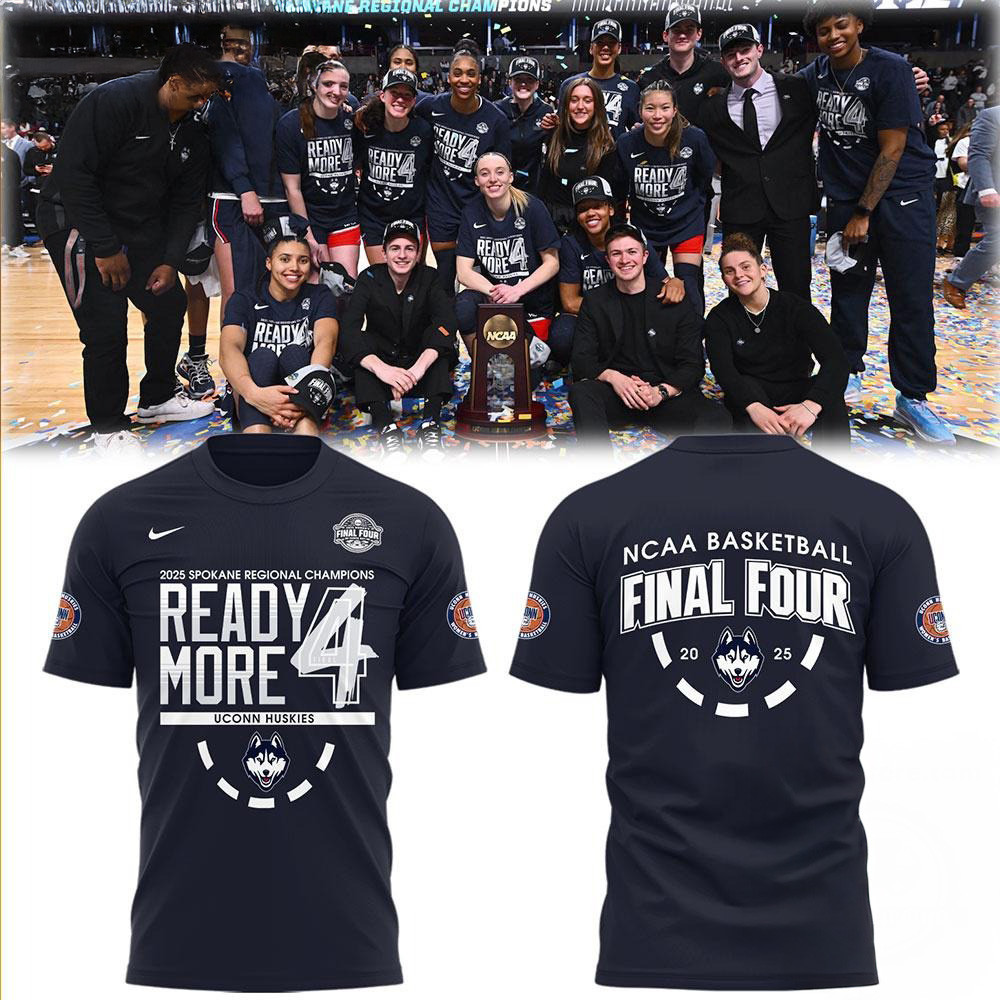 UConn Huskies 2025 NCAA Women's Basketball Tournament March Madness Final Four Shirt Fans Gifts