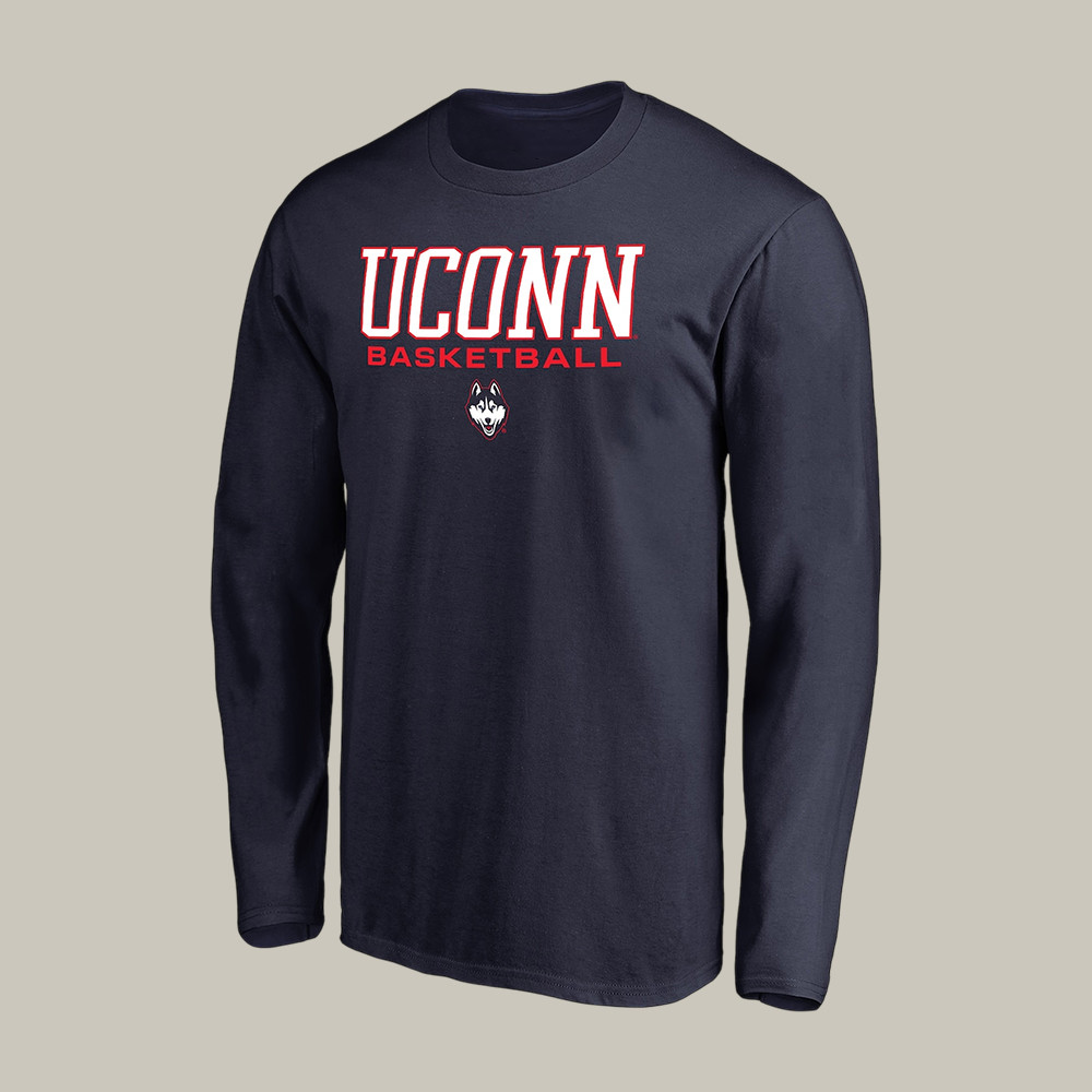 UConn Huskies 2026 NCAA Basketball Final Four Long Sleeve Shirt UConn Huskies Apparel Fan Gear