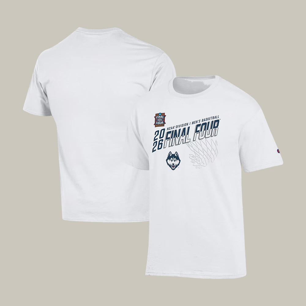 UConn Huskies 2026 NCAA Men's Basketball Final Four T-Shirt March Madness Bracket Shirt Gift Idea
