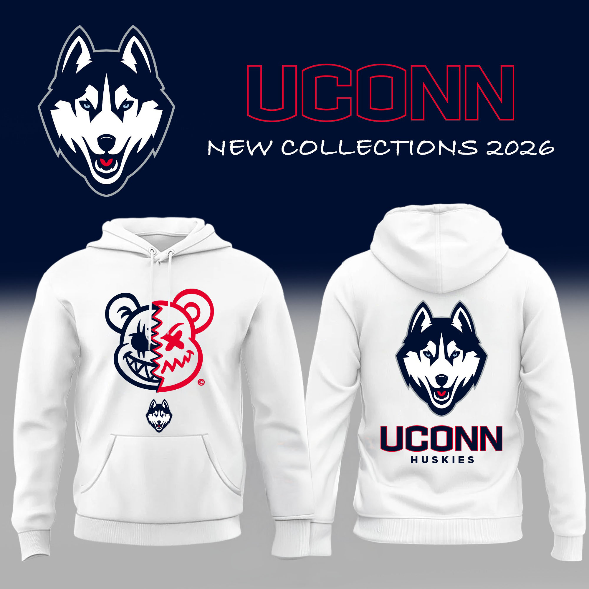 UConn Huskies Basketball Final Four Hoodie Game Day Clothing Unique Gift For Basketball Lovers