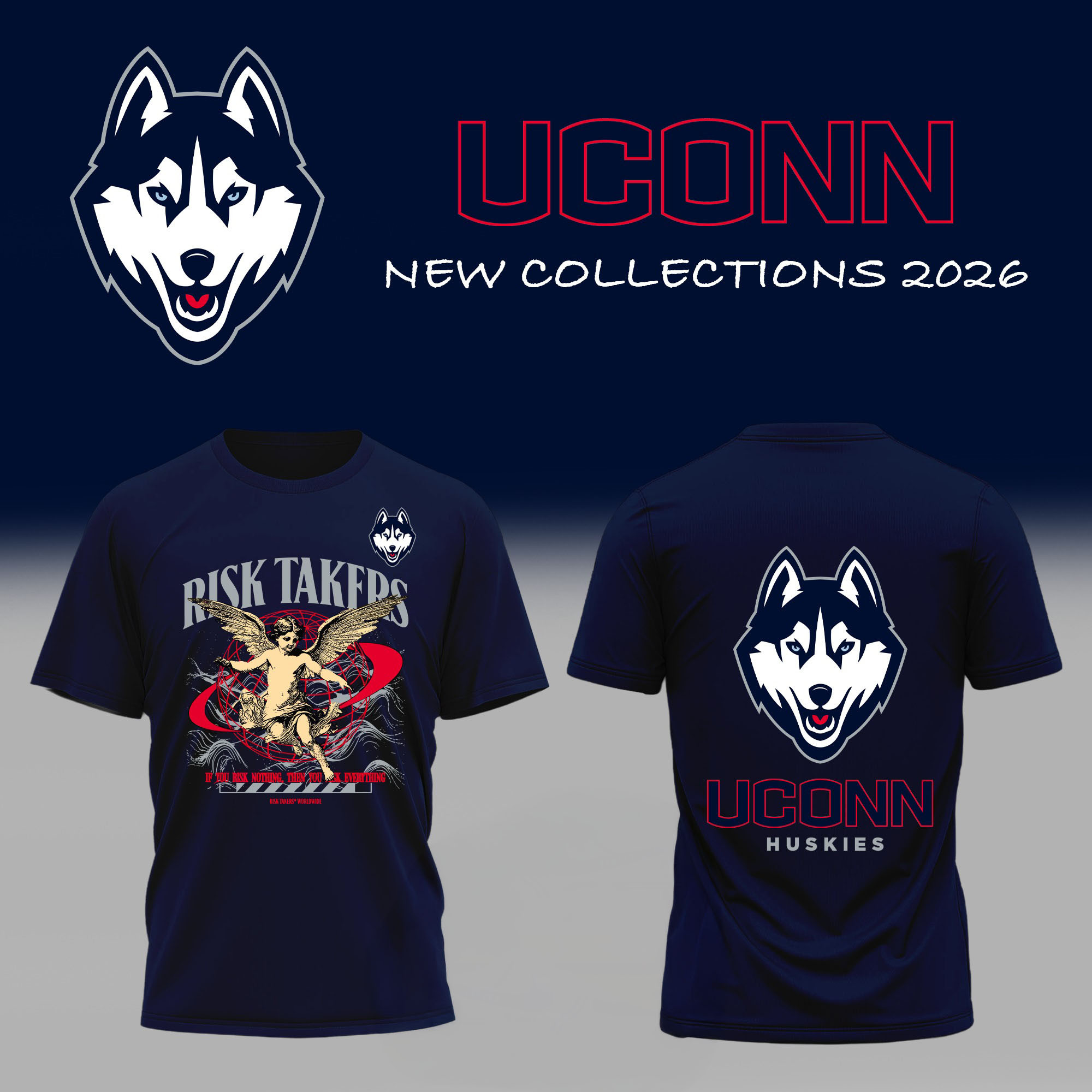 UConn Huskies Basketball Team T-Shirt UConn Huskies Final Four Merch Basketball Lover Gift