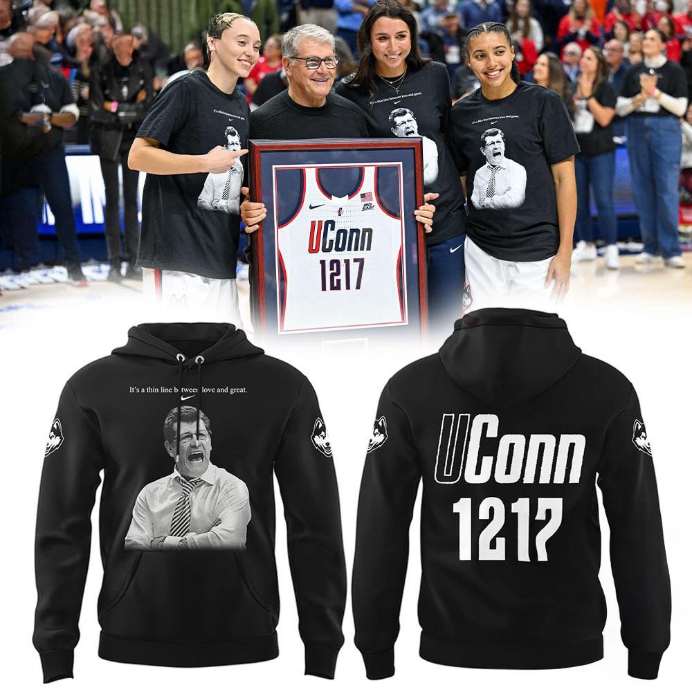 UConn Huskies Geno Auriemma 3D Hoodie Great Gifts For Softball Fans
