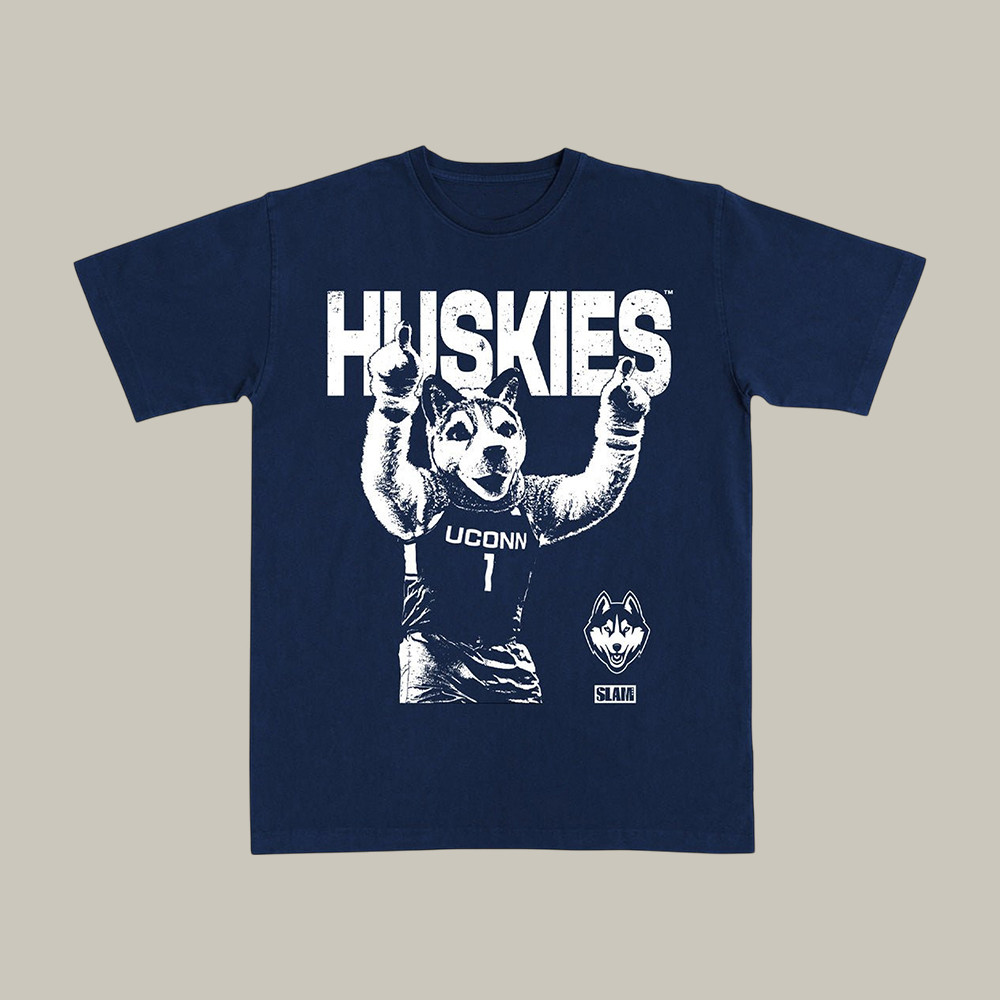 UConn Huskies Mascot Basketball T-Shirt 2026 Basketball Final Four Clothes Gift For Dad Birthday