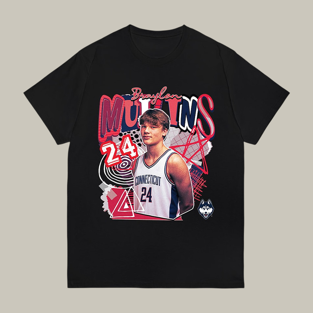 UConn Huskies Men's Basketball Braylon Mullins T-Shirt 2026 Final Four Shirt Gifts For Fans