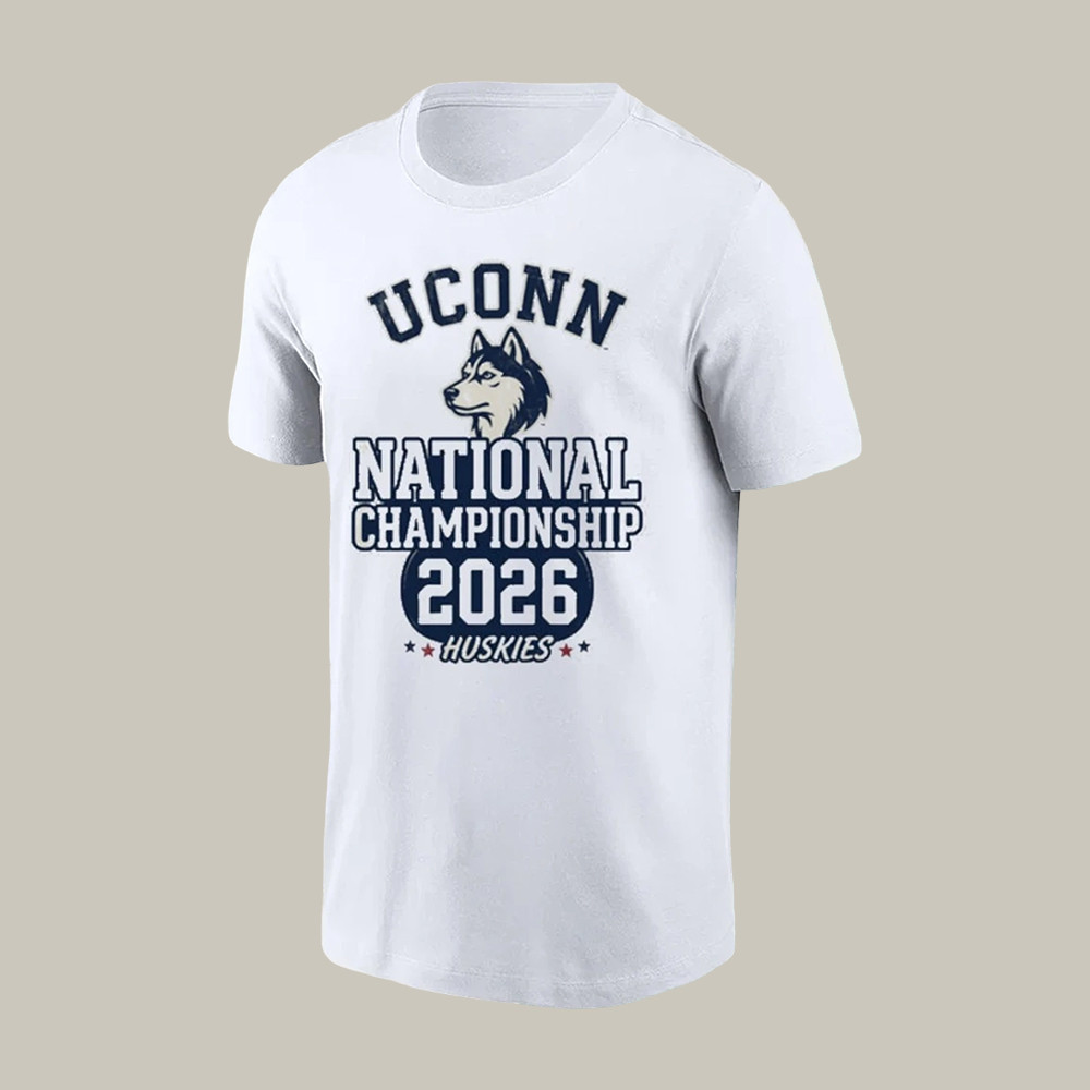 UConn Huskies Men's National Championship Basketball T-Shirt Game Day Shirt Gift For Husband