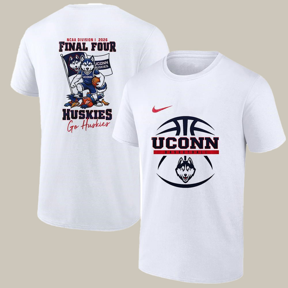 UConn Huskies NCAA Division I 2026 Final Four T-Shirt March Madness Basketball Clothes