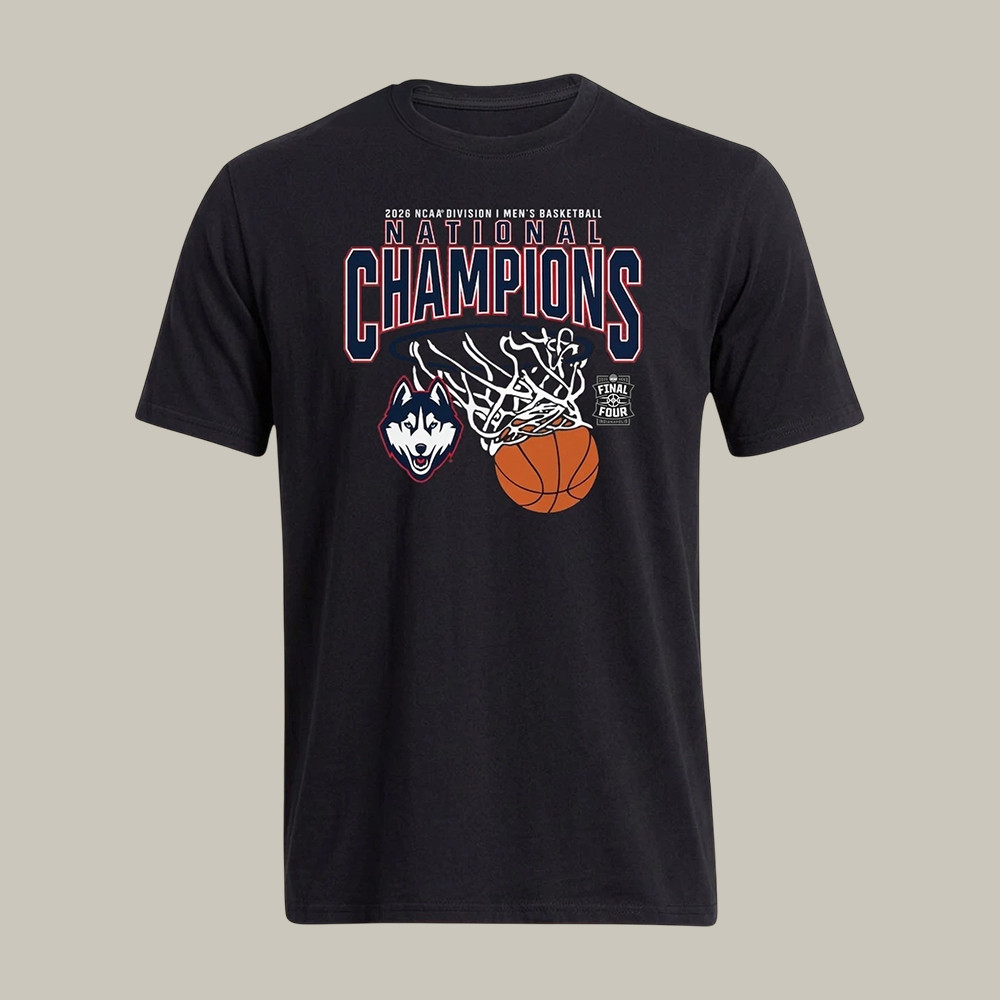 Uconn Huskies NCAA Division I Men's Basketball National Champions T-Shirt March Madness Shirt