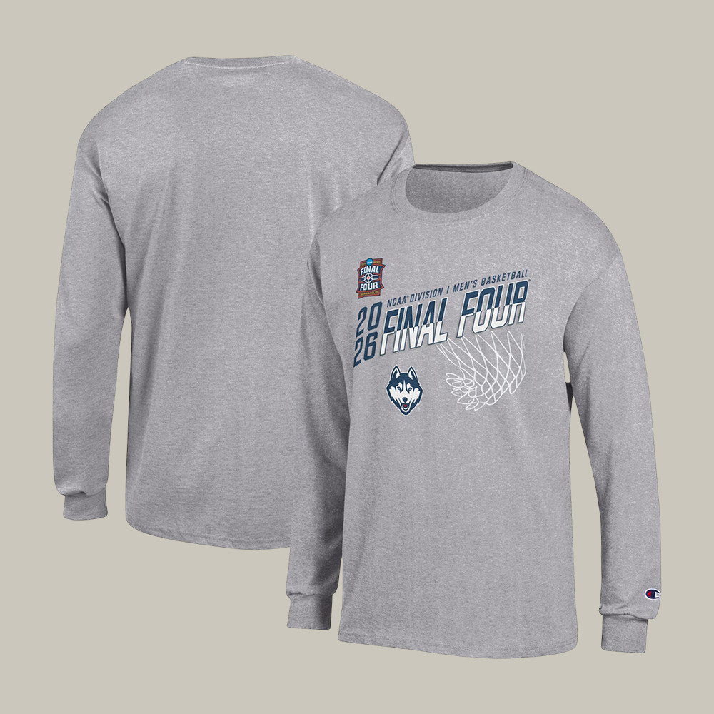 UConn Huskies NCAA Men's Basketball Long Sleeve Shirt March Madness Final Four Merch