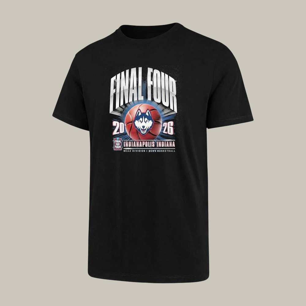 Uconn Huskies NCAA Men's Basketball T-Shirt March Madness Final Four Clothing