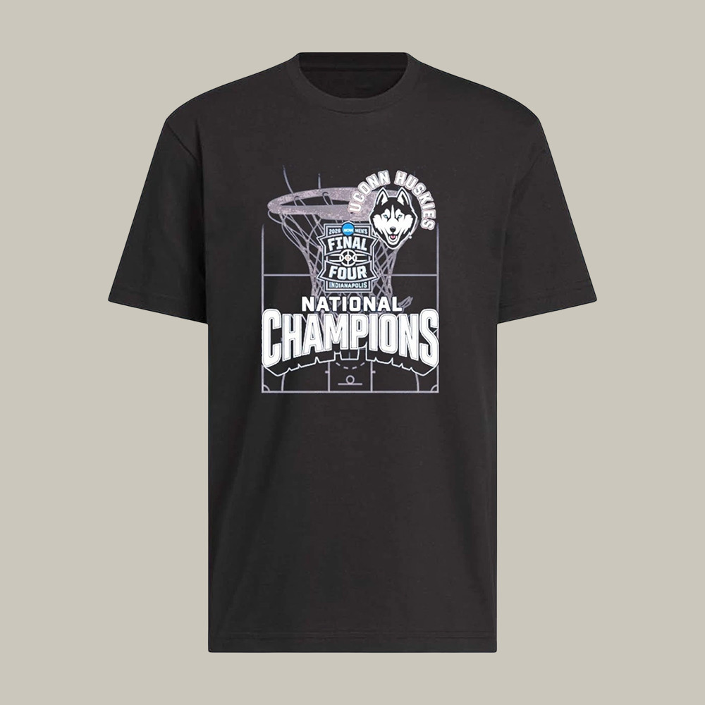 UConn Huskies NCAA Men's Final Four Basketball T-Shirt National Champions Stadium Shirt