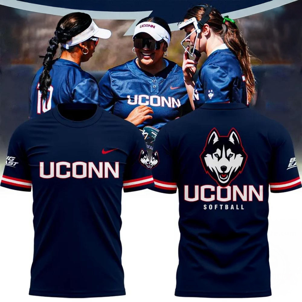 UConn Huskies Softball New Season 2025 T-Shirt Softball Lovers Gifts