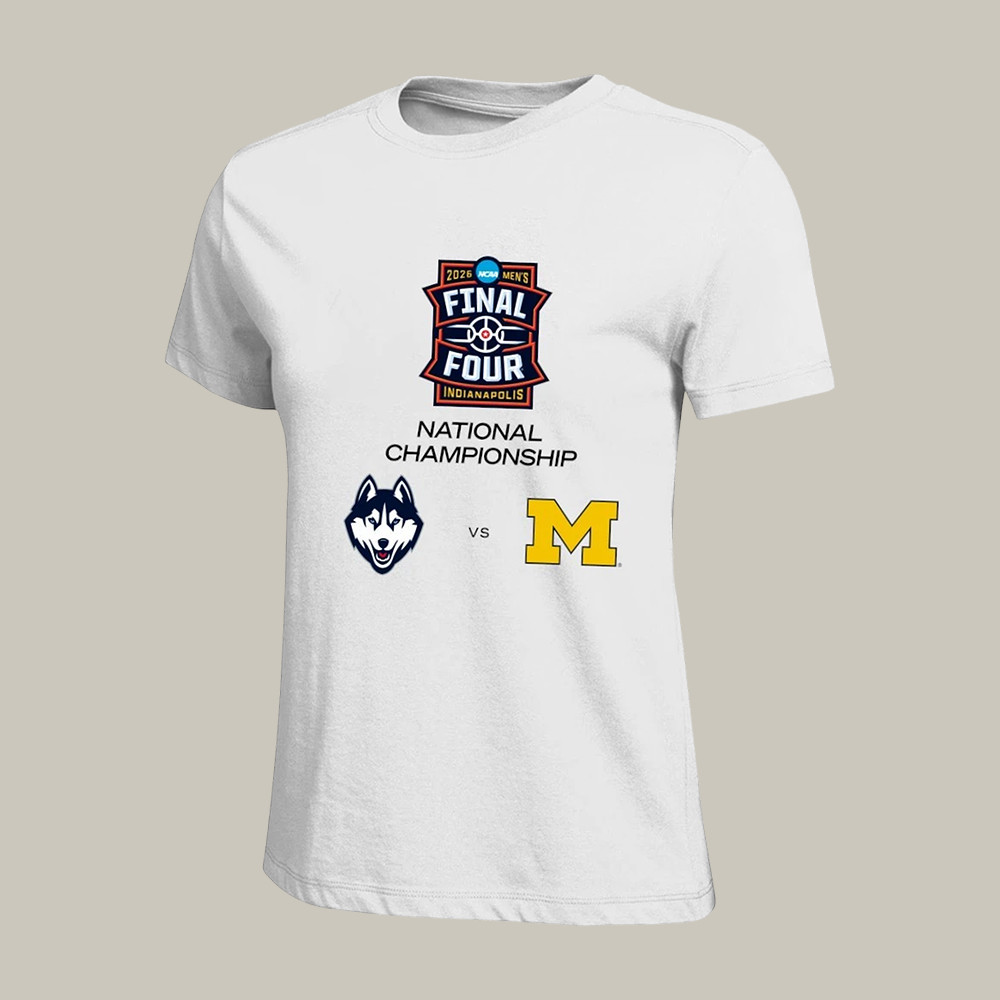 Uconn Huskies Vs MC NCAA Basketball T-Shirt Final Four Indianapolis Champs Game Day Clothing
