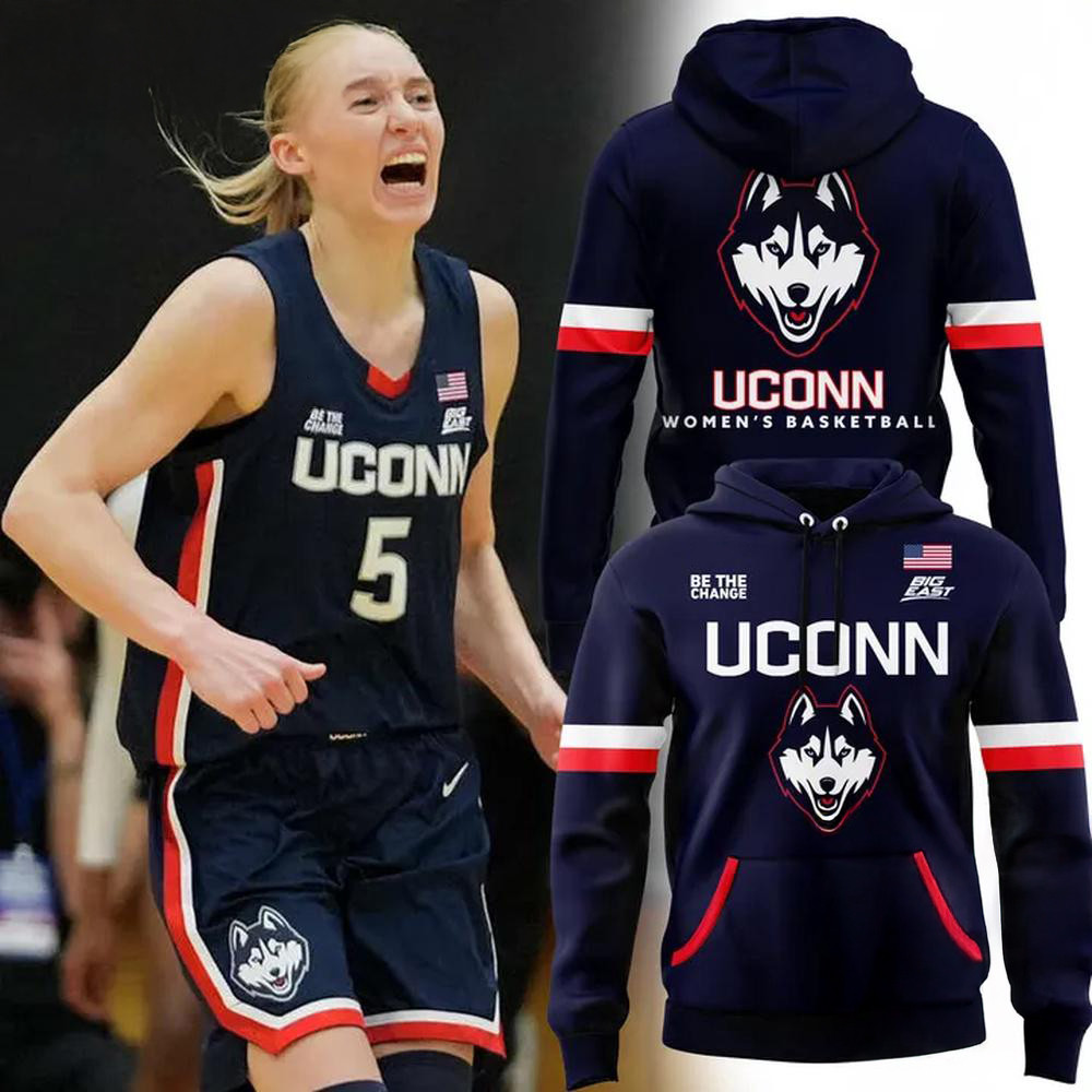 UConn Huskies Women's Basketball Be The Change New Hoodie Presents For Basketball Fans