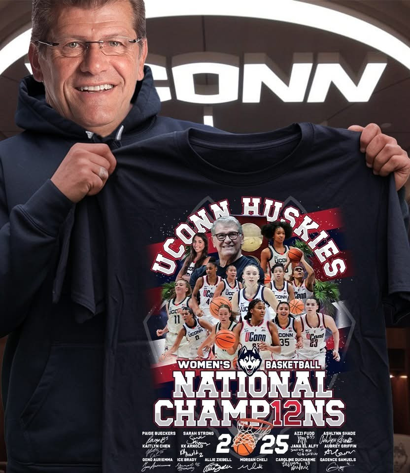 Uconn Huskies Women's Basketball National Champions T-Shirt 2025 Best Fan Fan Merch Unique