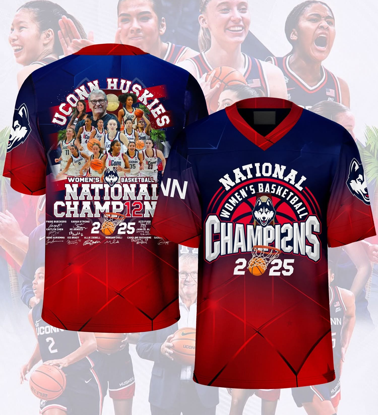 UConn Huskies Women's Basketball National Champions T-Shirt 2025 Unique Best Gifts For Fan