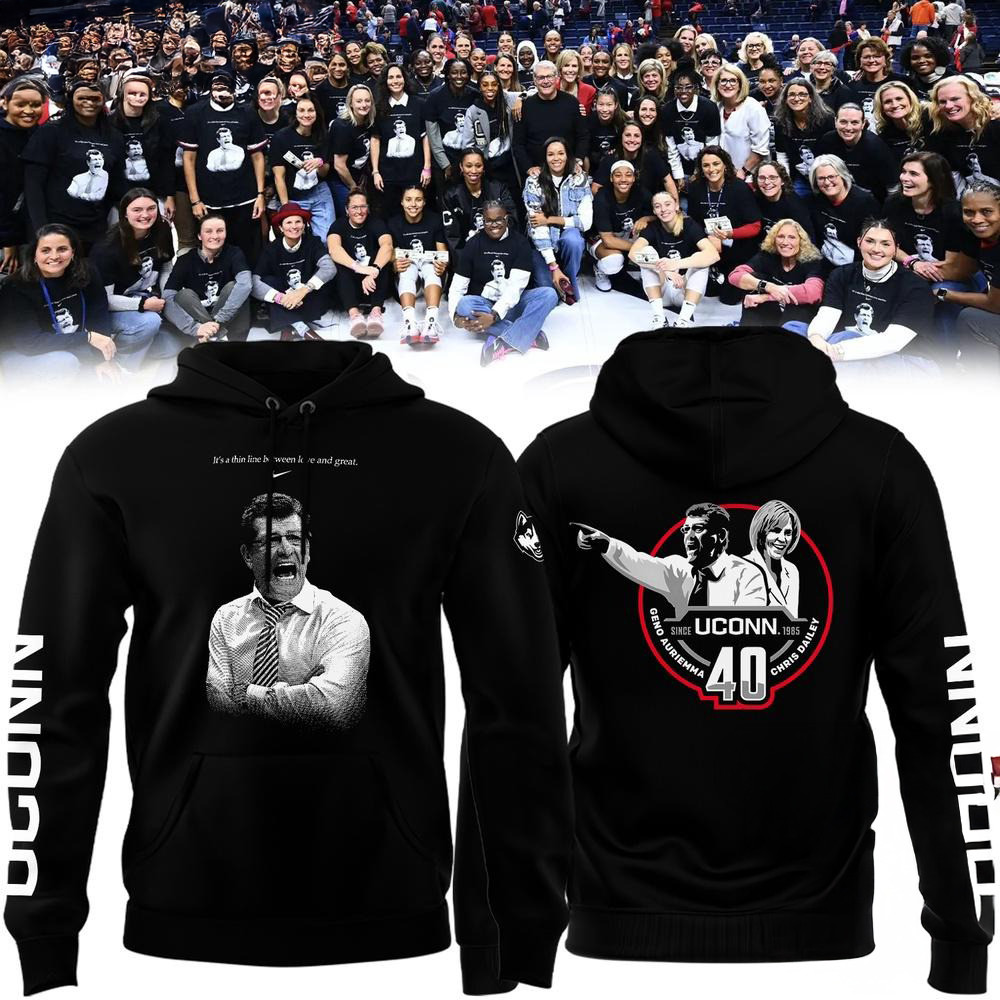 UConn Huskies Women's Basketball Special The Winningest Coach Geno Auriemma Hoodie Fans Gifts