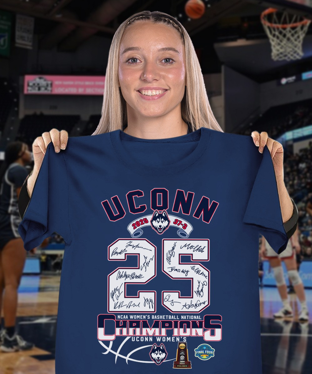 Uconn National Championship 2025 Shirt Signature Women's Basketball Championships Fan Gifts