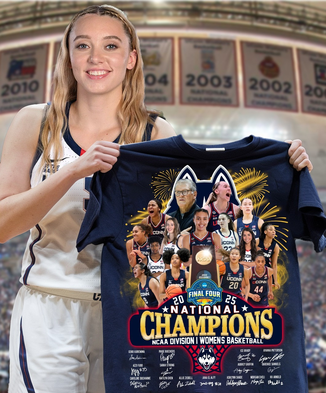 Uconn National Championship Shirt 2025 NCAA Women's Basketball Championships Fan Gift Ideas