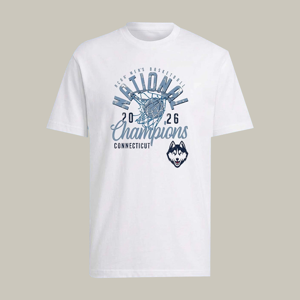 Uconn NCAA Men's Basketball National Champions T-Shirt March Madness Clothes Gift For Him