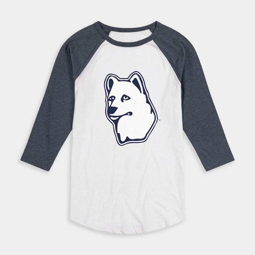 UConn Sad Husky Raglan Shirt Basketball Fan Gift Ideas